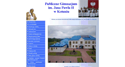 Desktop Screenshot of gimnazjum.kotun.pl